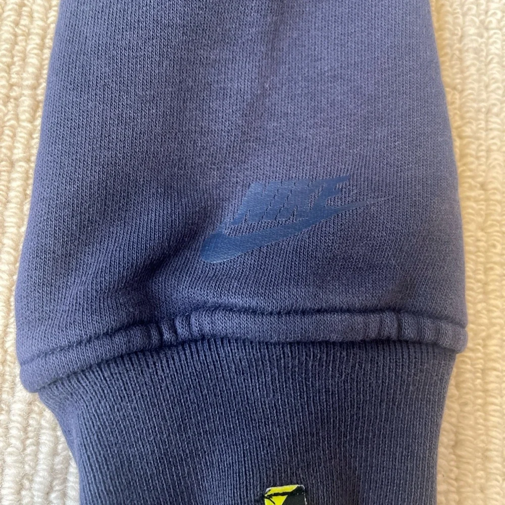 Nike Quarter Zip Tennis Pullover Sweatshirt Navy Blue Size Medium - Picture 6 of 9